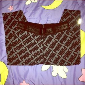VS Pink ultimate crop yoga leggings